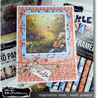 Brutus Monroe Framed Florals 6x6 Paper Pad bru1785 butterfly garden