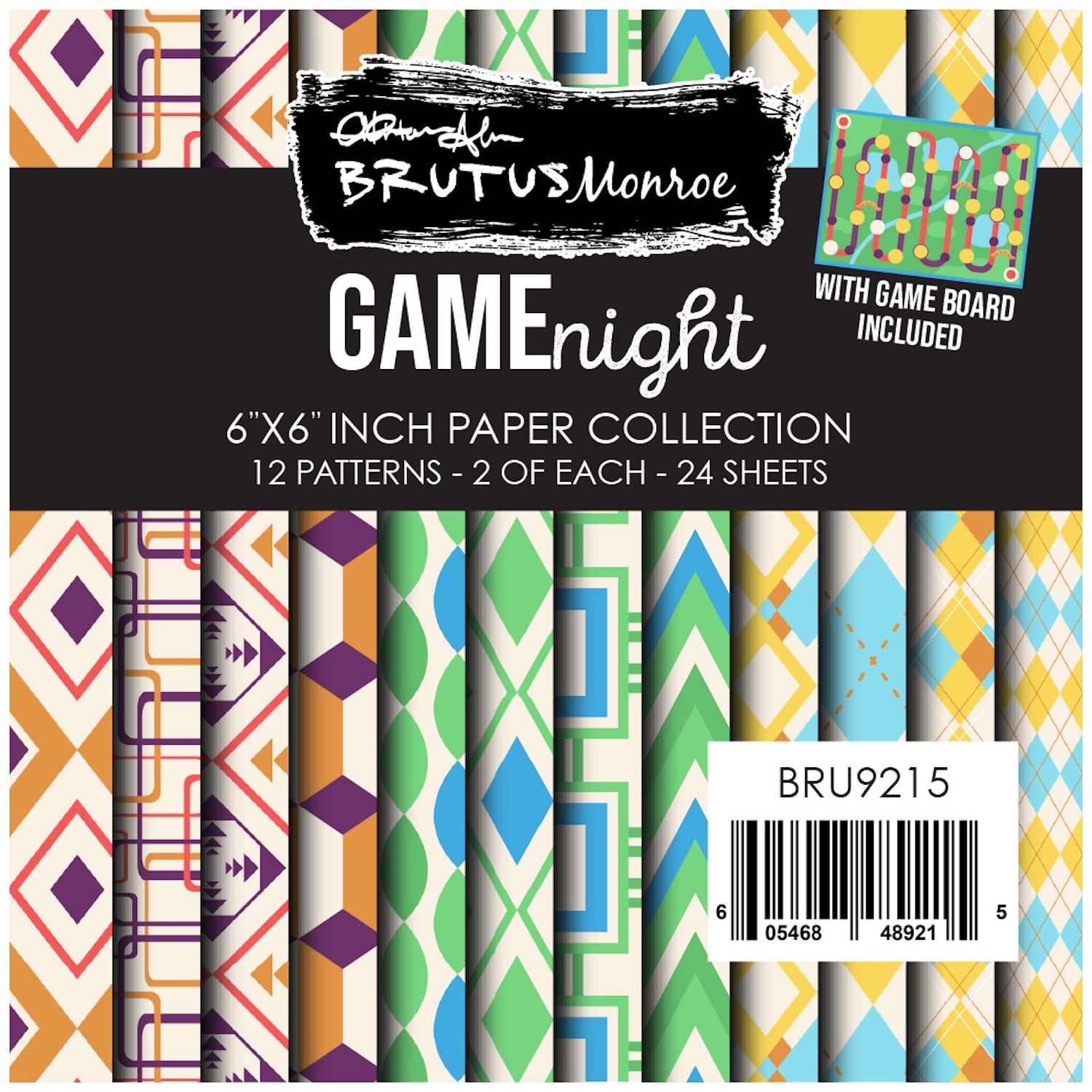Brutus Monroe Game Night 6x6 Paper Pad bru9215