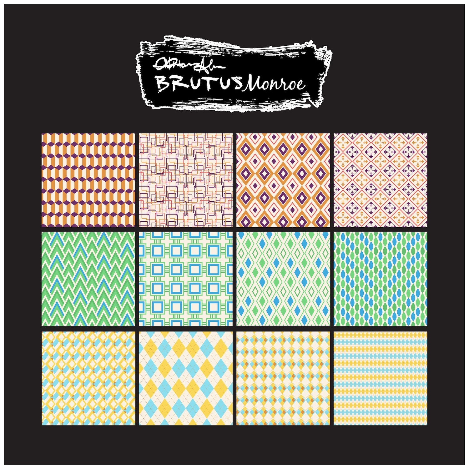 Brutus Monroe Game Night 6x6 Paper Pad bru9215 patterns