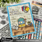 Brutus Monroe Game Piece Clear Stamp Set bru8695-2 dice
