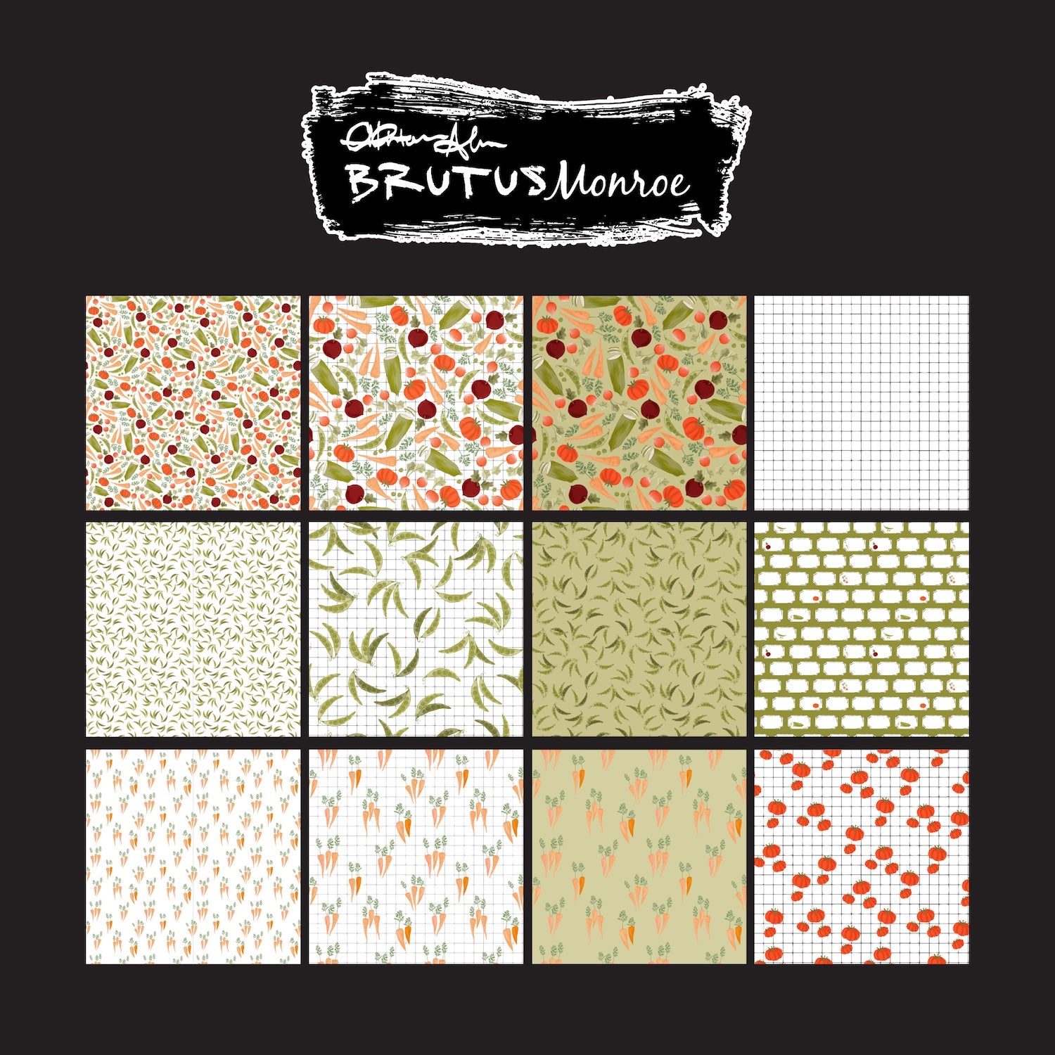 Brutus Monroe Garden Fresh 6x6 Paper Pad bru3853-2 all images