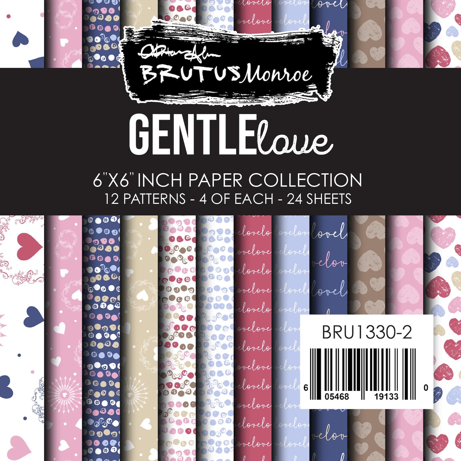 Brutus Monroe Gentle Love 6x6 Paper Pad bru1330-2