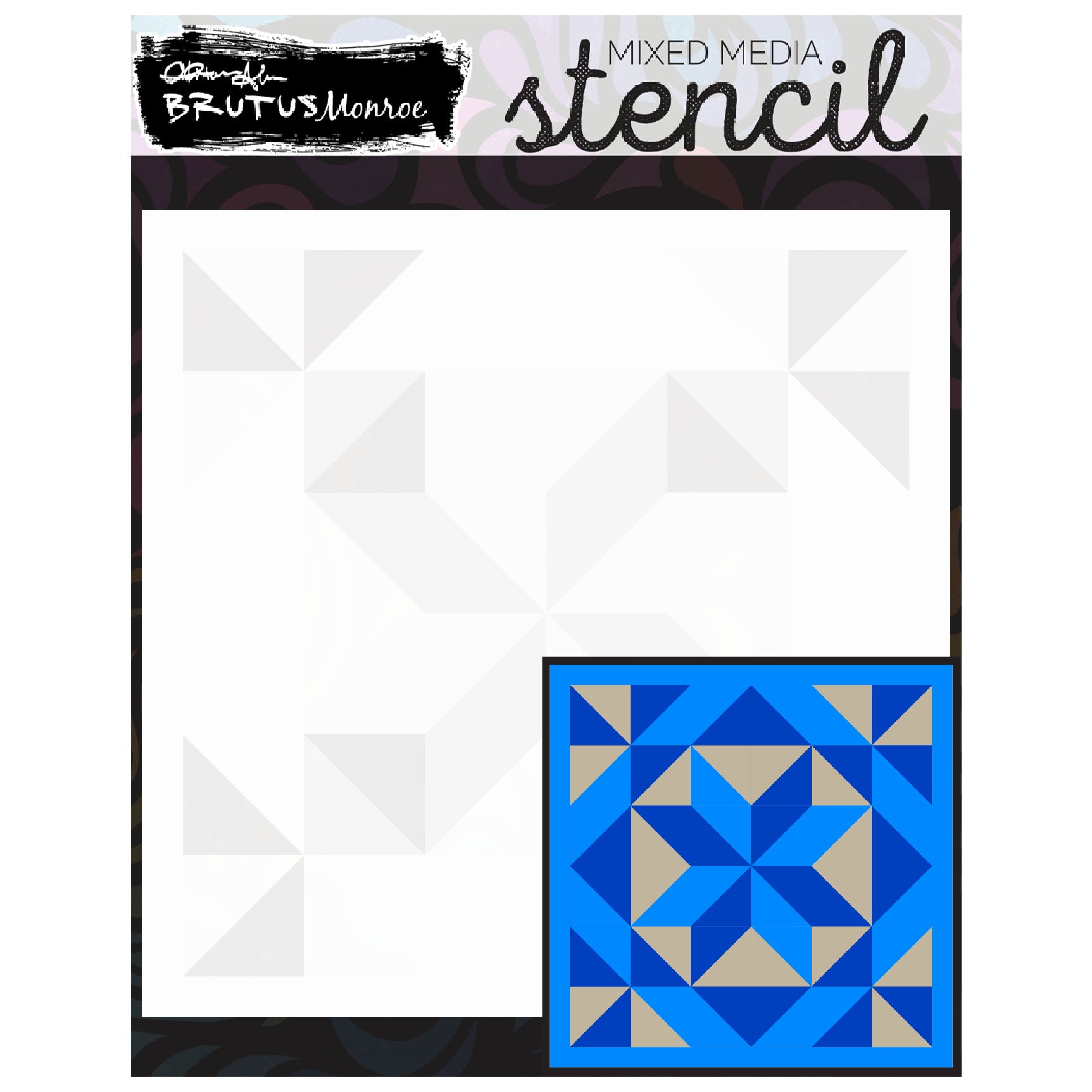 Brutus Monroe Geometric Star Layering Stencils bru8520