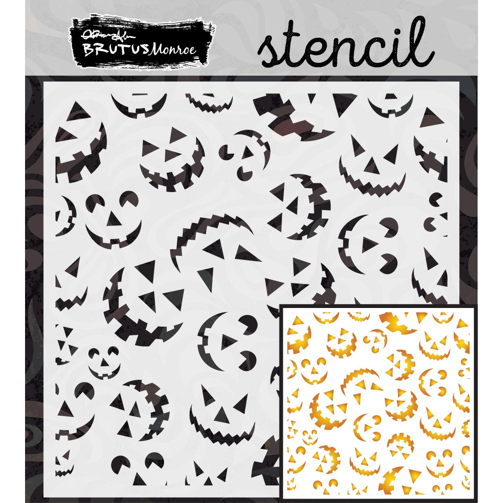 Brutus Monroe Glow in the Dark 6x6 Stencil bru8892