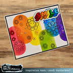 Brutus Monroe Good Vibes Clear Stamps bru0016 smile