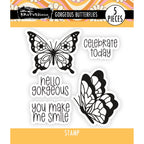 Brutus Monroe Gorgeous Butterflies Clear Stamps bru2194
