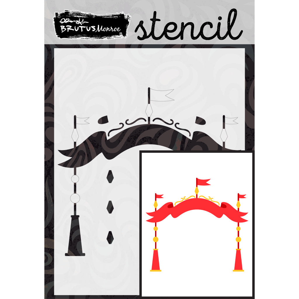 Brutus Monroe Grand Entrance A2 Stencil bru1001