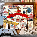 Brutus Monroe Grand Entrance A2 Stencil bru1001 ferris wheel carousel ride enter card walter zemrock