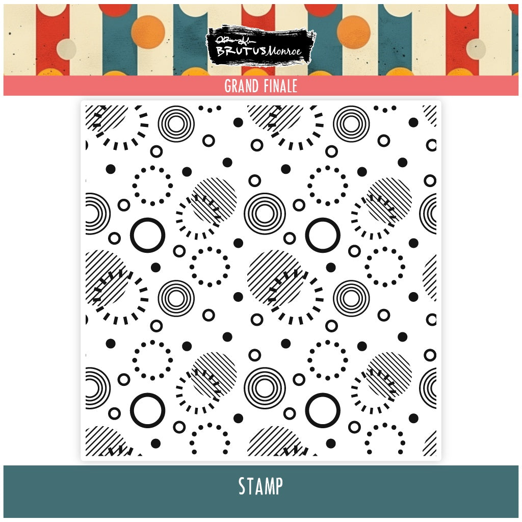 Brutus Monroe Grand Finale Clear Stamp bru3759-2