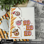 Brutus Monroe Groovy Christmas Clear Stamps bru5711 hohoho