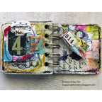 Brutus Monroe Grunge Type Creative Cards bru3416-3 fabric squares numbers card | color-code:ALT01