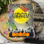 Brutus Monroe Halloween Glow Clear Stamps bru5002 halloween