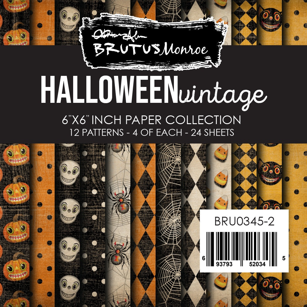 Brutus Monroe Halloween Vintage 6x6 Paper Pad bru0345-2