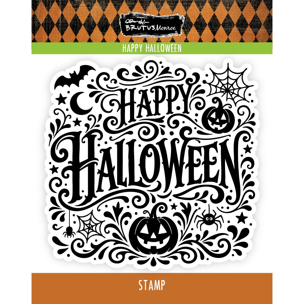 Brutus Monroe Happy Halloween Clear Stamp Set bru7552-3