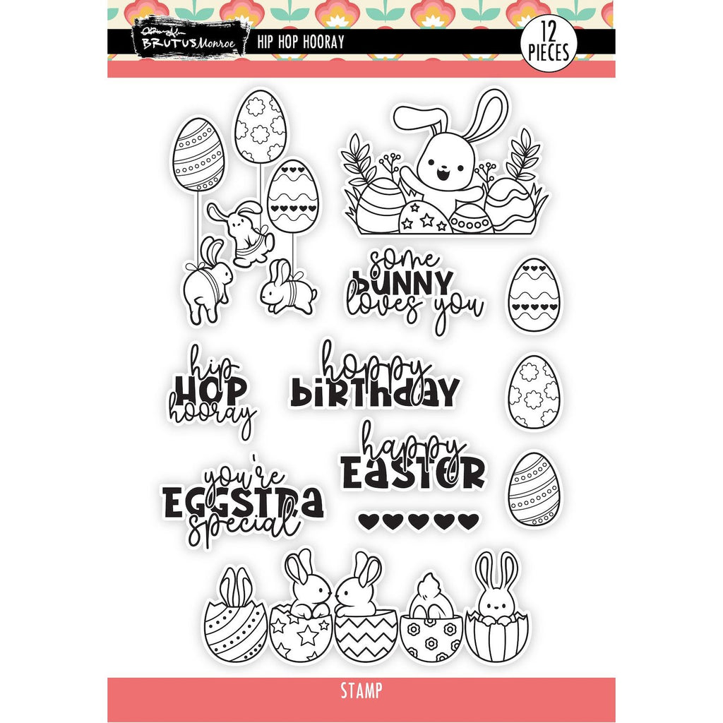 Brutus Monroe Hip Hop Hooray Clear Stamps bru8956