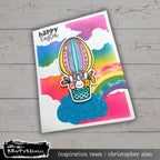 Brutus Monroe Hip Hop Hooray Clear Stamps bru8956 happy easter