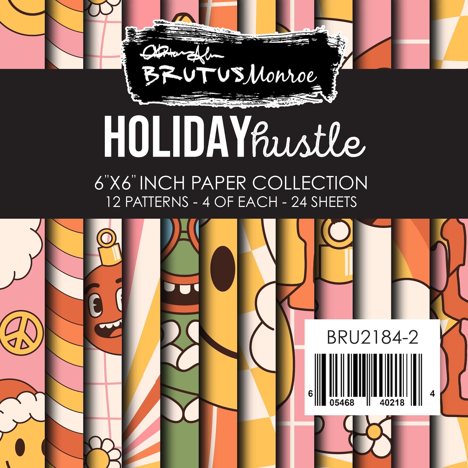Brutus Monroe Holiday Hustle 6x6 Paper Pad bru2184-2
