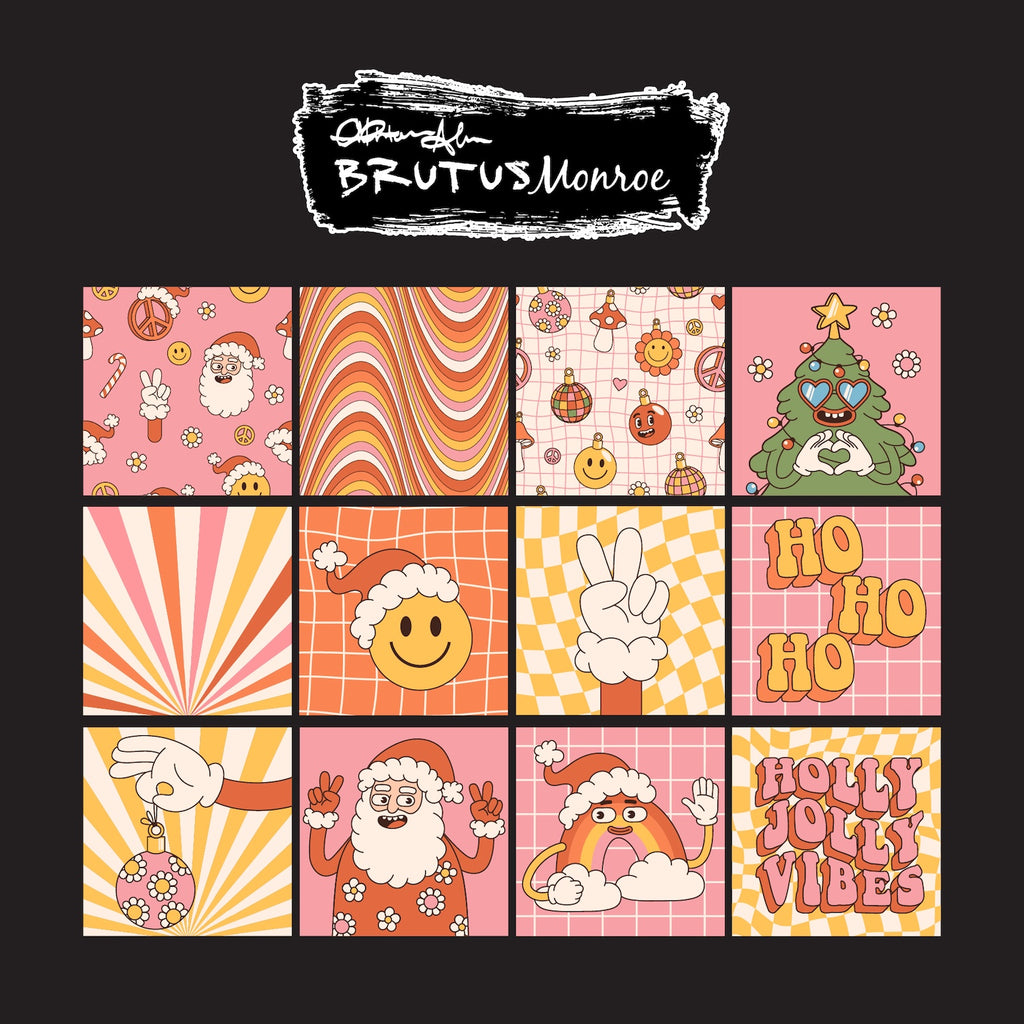 Brutus Monroe Holiday Hustle 6x6 Paper Pad bru2184-2 pages