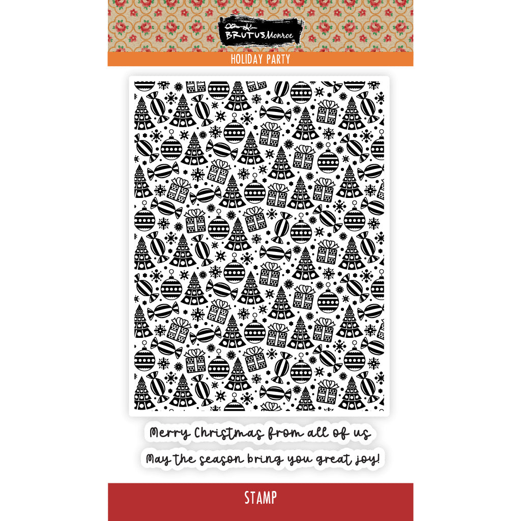 Brutus Monroe Holiday Party Clear Stamp Set bru7219-3