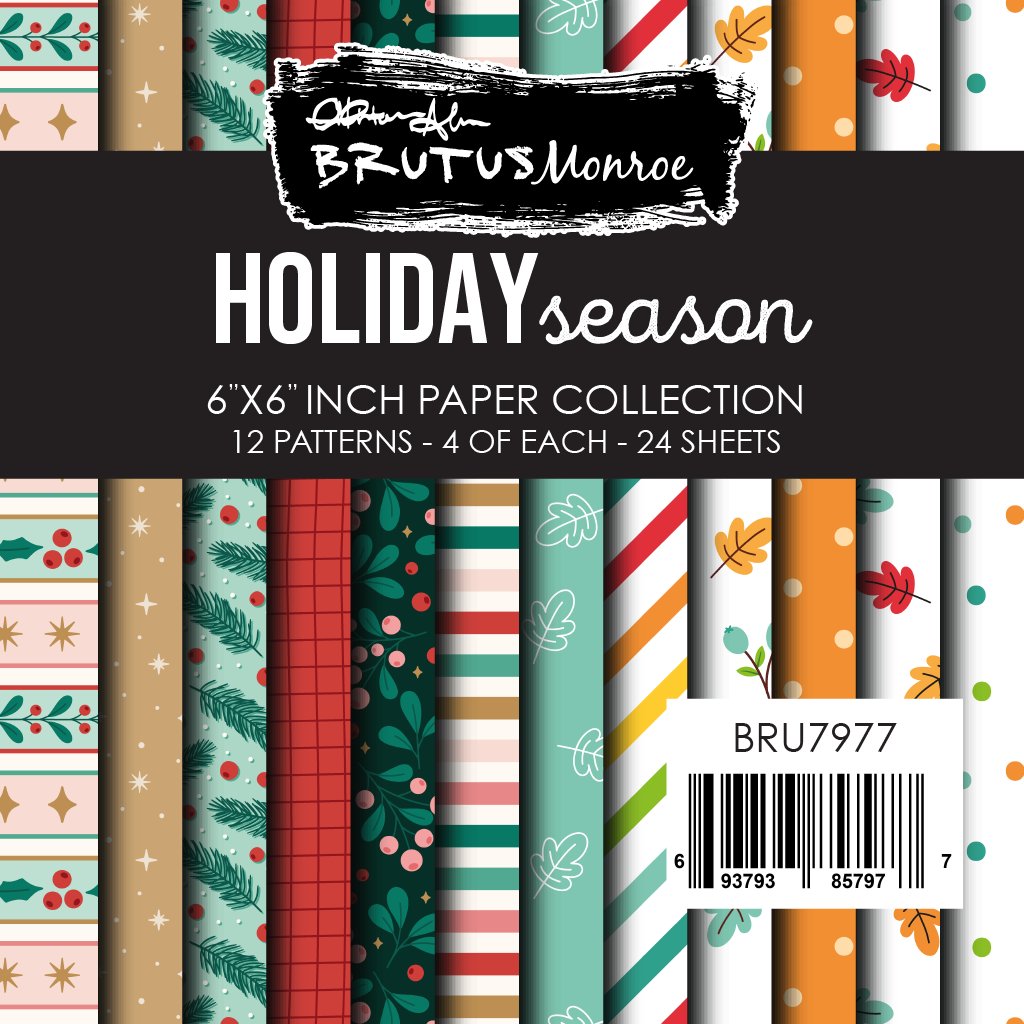Brutus Monroe Holiday Season 6x6 Paper Pad bru7977