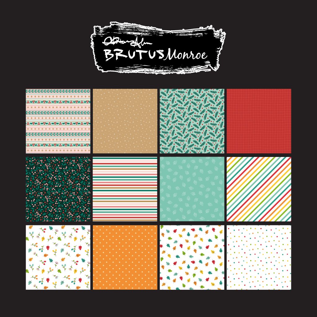 Brutus Monroe Holiday Season 6x6 Paper Pad bru7977 sheets