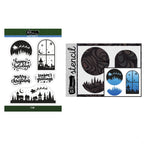 Brutus Monroe Holiday Silhouettes Stamp and Stencil Bundle