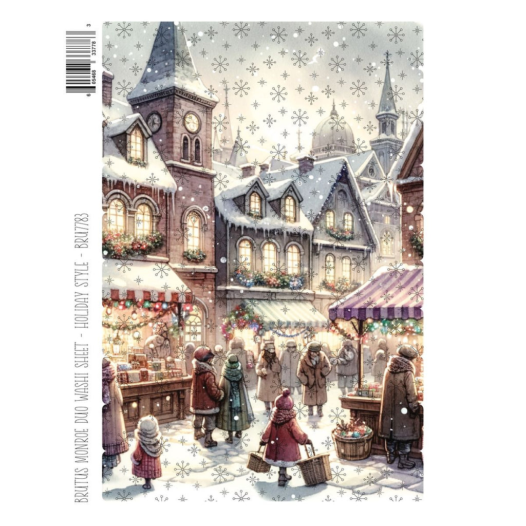 Brutus Monroe Holiday Style DuoFoil Washi Sheets bru7783-2
