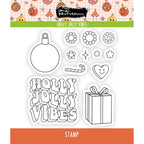 Brutus Monroe Holly Jolly Vibes Clear Stamps bru7210
