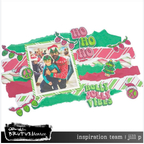 Brutus Monroe Holly Jolly Vibes Clear Stamps bru7210 hohoho