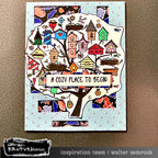 Brutus Monroe Home Tweet Home Clear Stamps bru7178 cozy place
