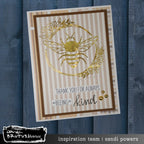 Brutus Monroe Honey Drips DuoFoil Sheets bru9733-2 bee kind