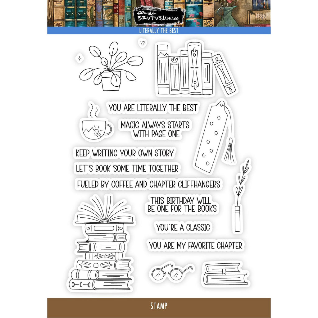 Brutus Monroe Literally The Best Clear Stamp Set bru0407-2