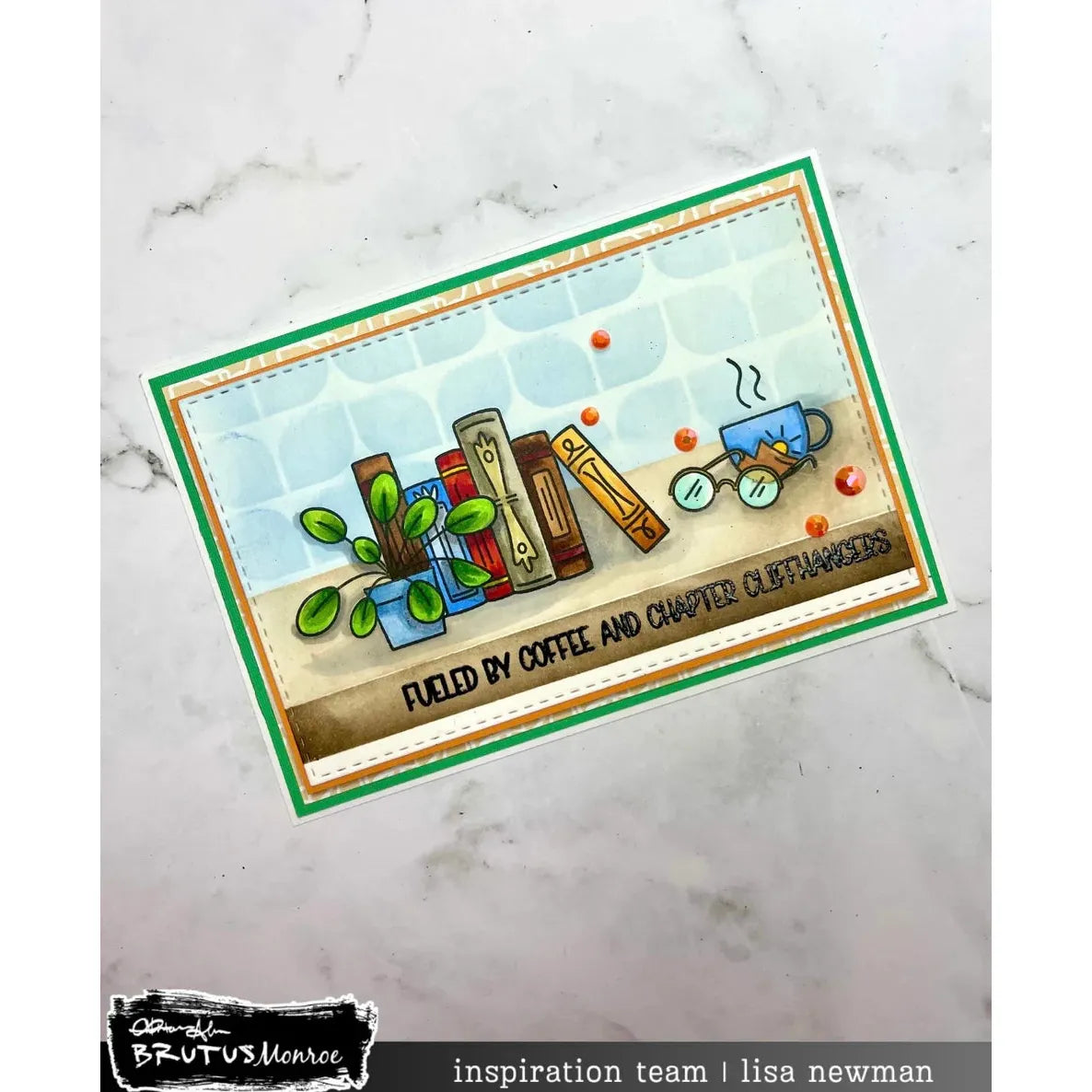 Brutus Monroe Literally The Best Clear Stamp Set bru0407-2 coffee
