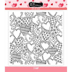 Brutus Monroe Lots of Heart Clear Stamp Set bru2773
