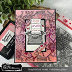 Brutus Monroe Lots of Heart Clear Stamp Set bru2773 typewriter 