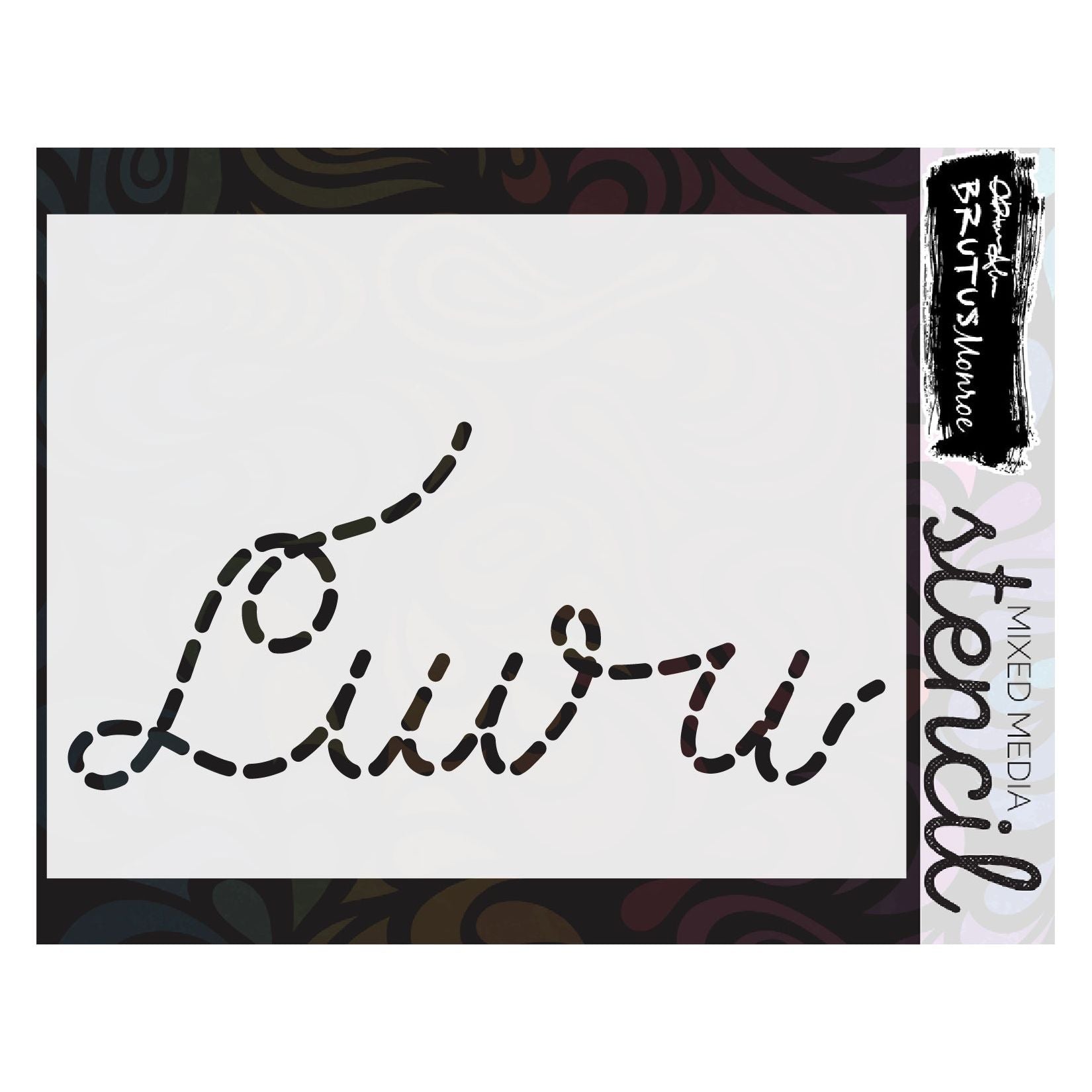 Brutus Monroe Luv U A2 Stencil bru7080-2