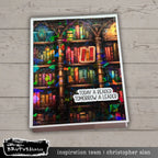 Brutus Monroe Magical Library Card Panels bru8172 reader