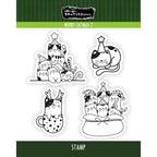Brutus Monroe Merry Catmas 2 Clear Stamp Set bru3543