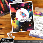 Brutus Monroe Milky Way 6x6 Paper Pad bru7852 space ship