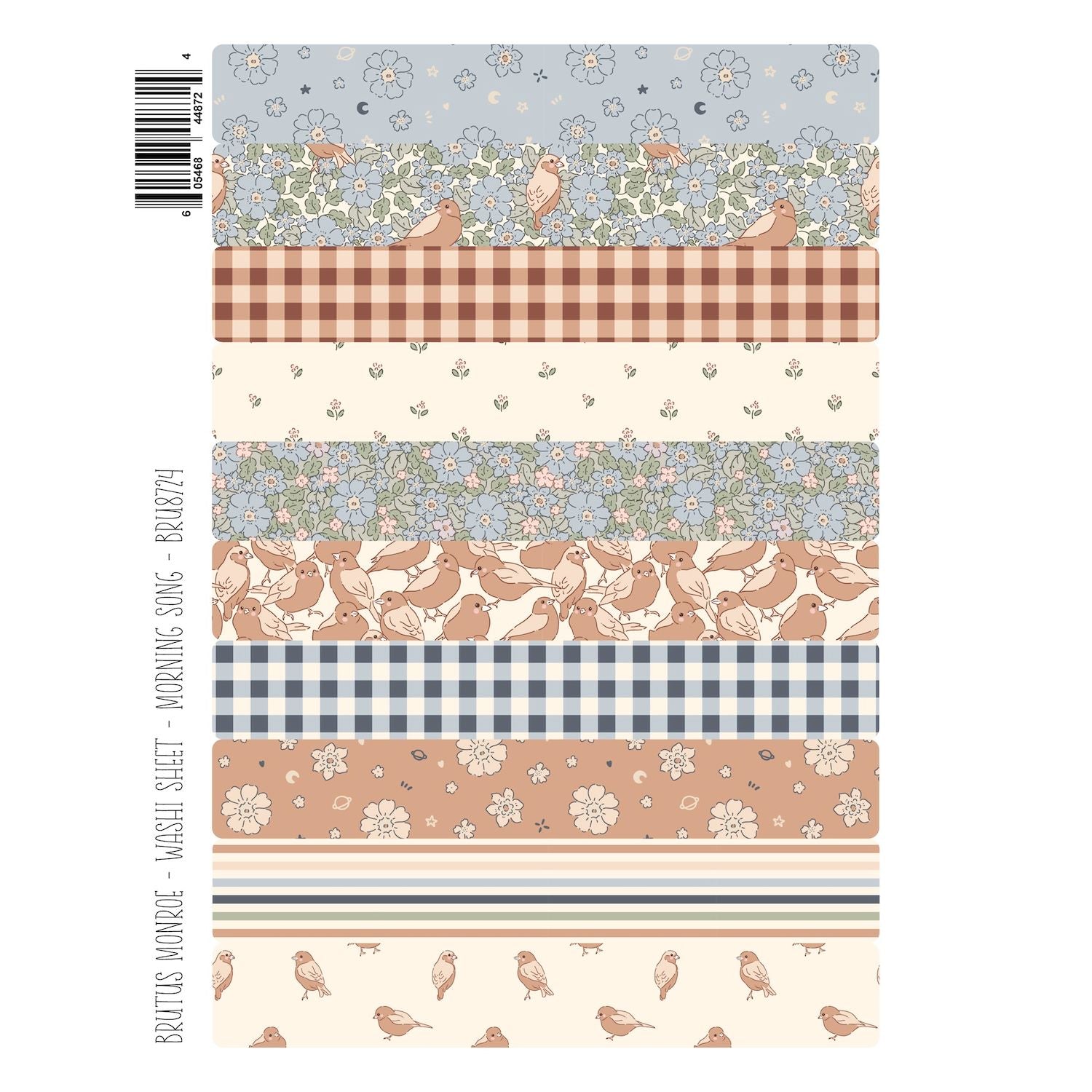 Brutus Monroe Morning Song Washi Sheets bru8724 morning