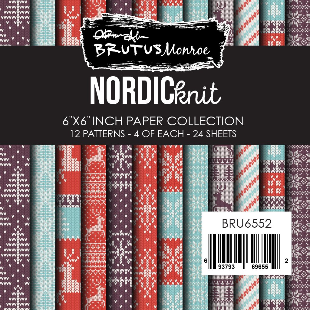 Brutus Monroe Nordic Knit 6x6 Paper Pad bru6552