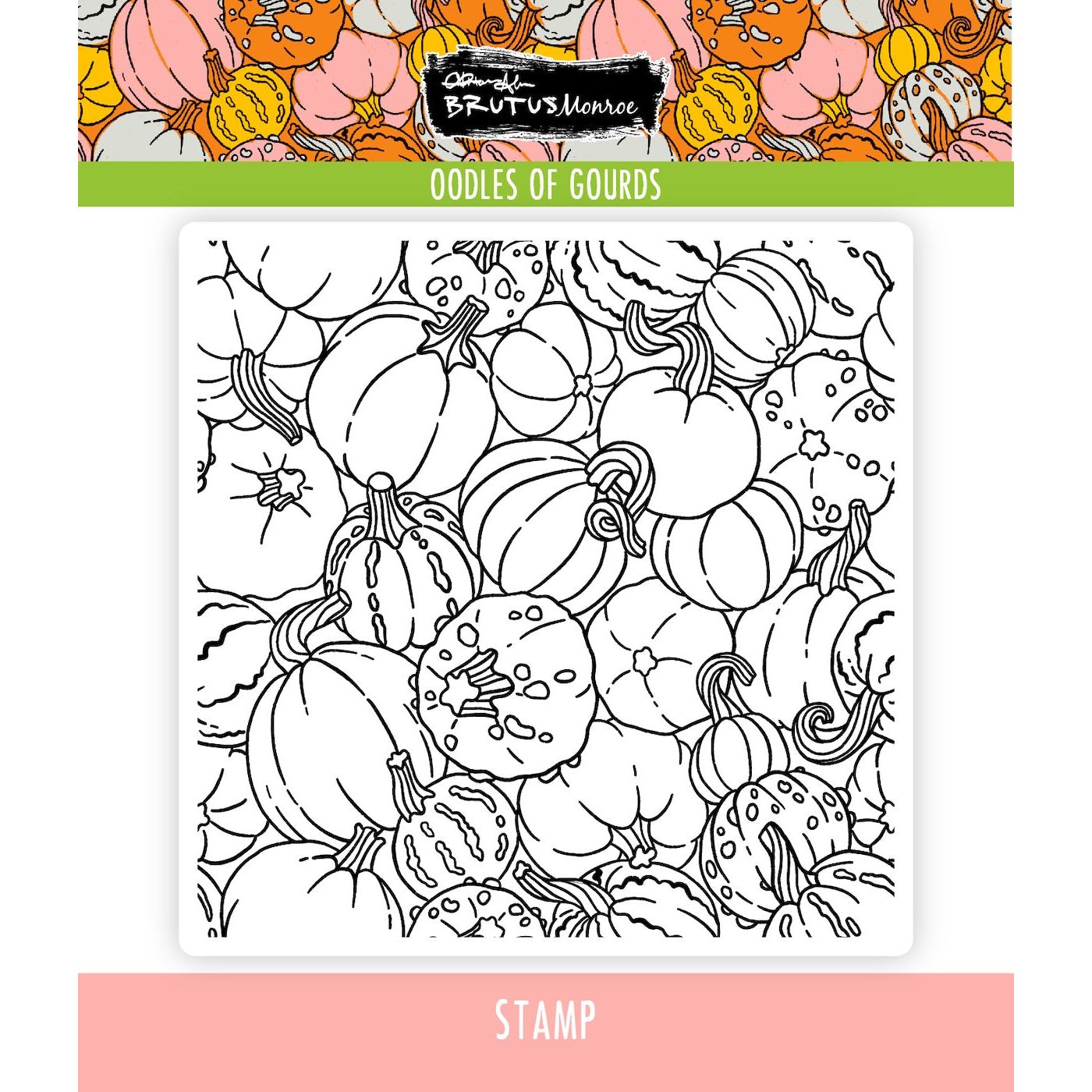Brutus Monroe Oodles of Gourds Clear Stamp Set bru8788