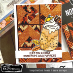 Brutus Monroe Orange Spice Clear Stamp Set bru9673 pumpkin
