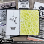 Brutus Monroe Origami Flight Clear Stamps bru3973 origami