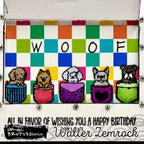 Brutus Monroe Pack of Dogs Clear Stamps bru3506 woof