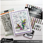 Brutus Monroe Peacock Dance Clear Stamps bru6445 big moments