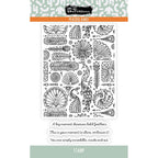 Brutus Monroe Peacock Dance Clear Stamps bru6445 peacock