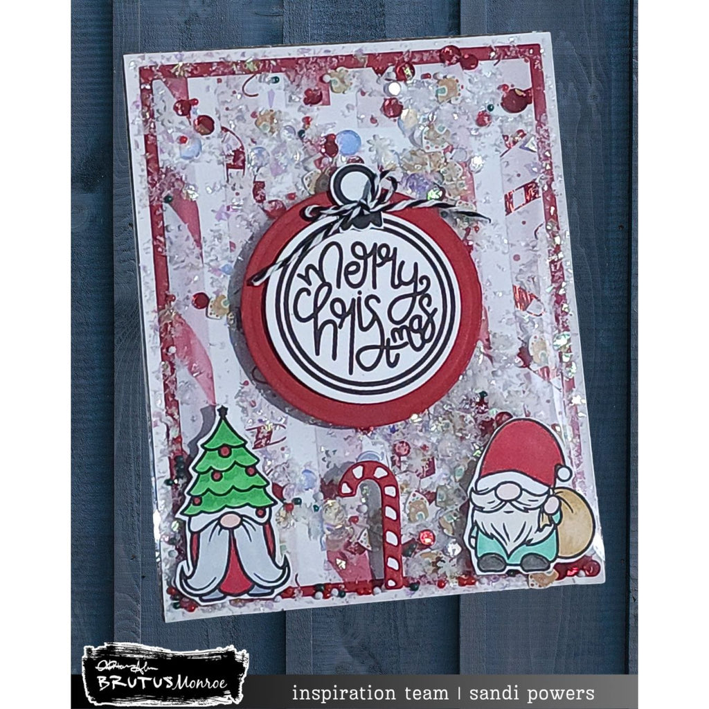 Brutus Monroe Peppermint Patterns Washi Sheets bru8911 ornament