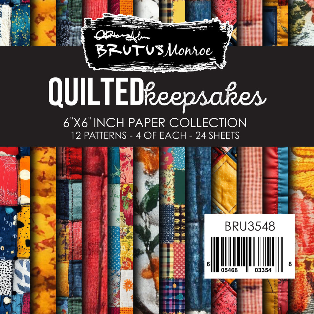 Brutus Monroe Quilted Keepsakes 6x6 Paper Pad bru3548