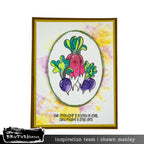Brutus Monroe Radishing Clear Stamp Set bru8686 friendship